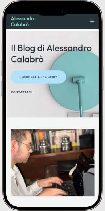 Sito Web Vetrina Alessandro Calabrò