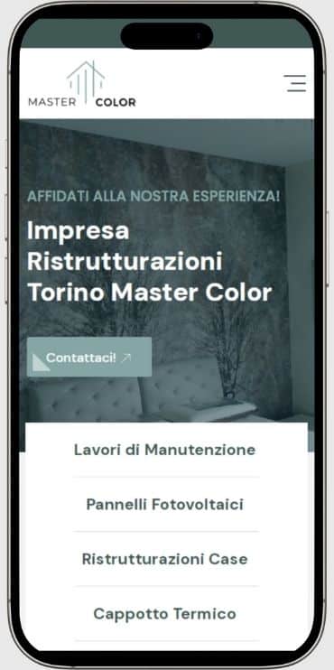 Sito Web Vetrina Master Color